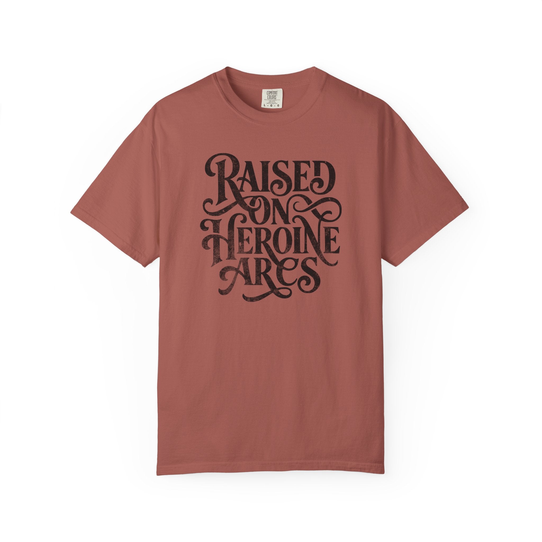 Raised on Heroine Arcs Tee
