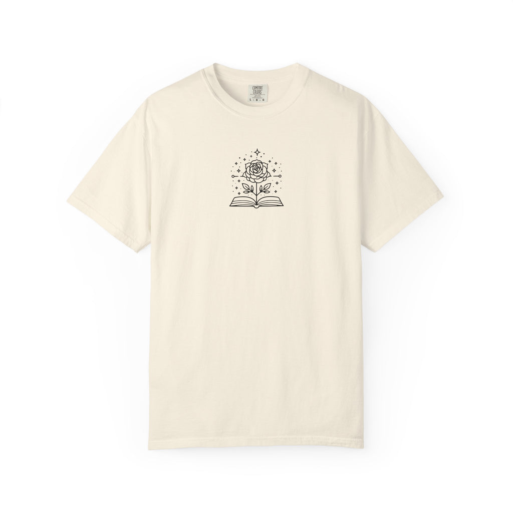 Rose & Book Graphic Tee