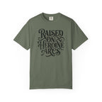 Raised on Heroine Arcs Tee