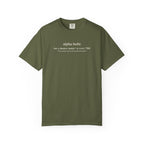 Define Alphaholic Tee