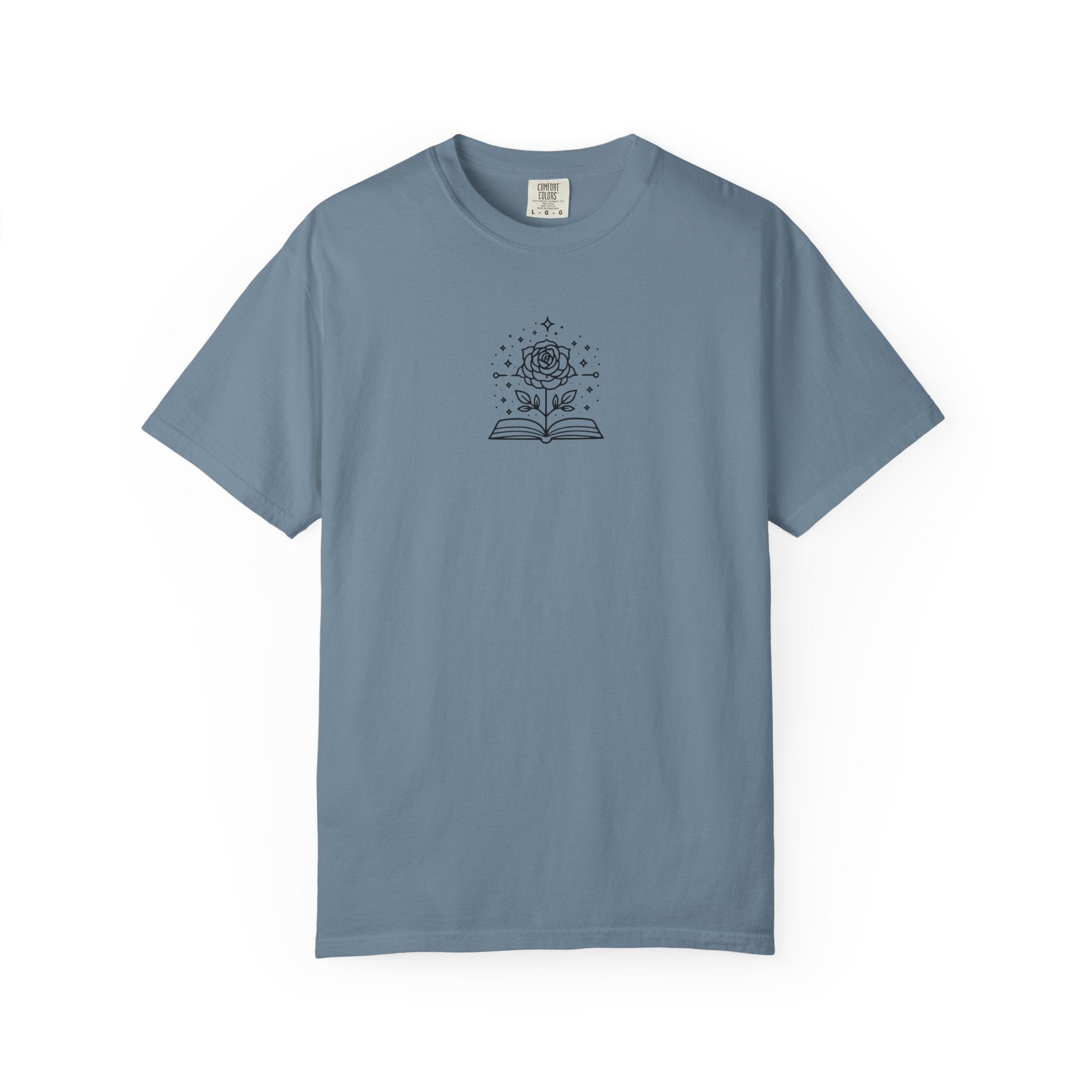 Rose & Book Graphic Tee
