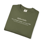 Define Alphaholic Tee
